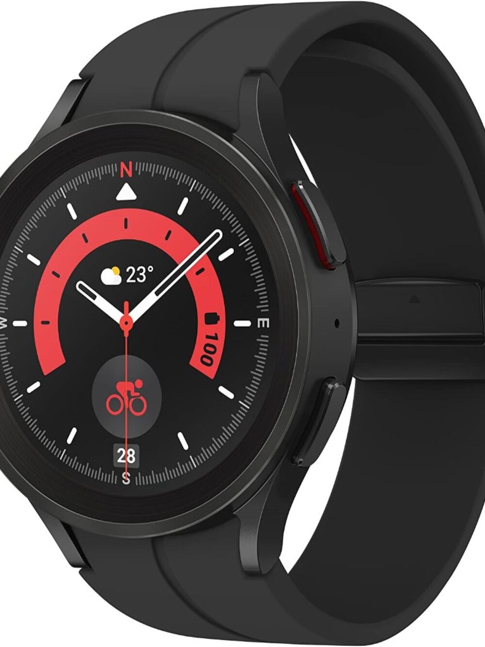 Samsung Galaxy Watch 5 Pro 45mm Bluetooth GPS Smartwatch Black Like New - Picture 6 of 7